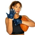 thumbnail image 1 of Massov VPRO3 Womens Adult Football Glove, Receiver Glove, Navy, Large, 1 of 9