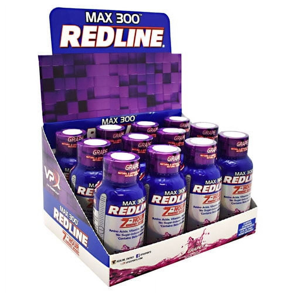 VPX, Max 300 Redline Grape 12 - 2.5 fl oz (74 mL) bottles