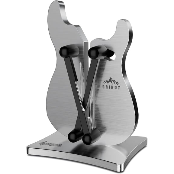 VQ-5 Professional Knife Sharpener | 3-Action Streamlined Guitar Design for Effortless Knife Sharpening - The Ultimate Tool for Precision 11 to 21 Degree Angles