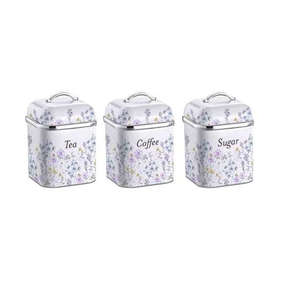VQ - Laura Ashley 3-Piece Canister Set - Wild Meadow