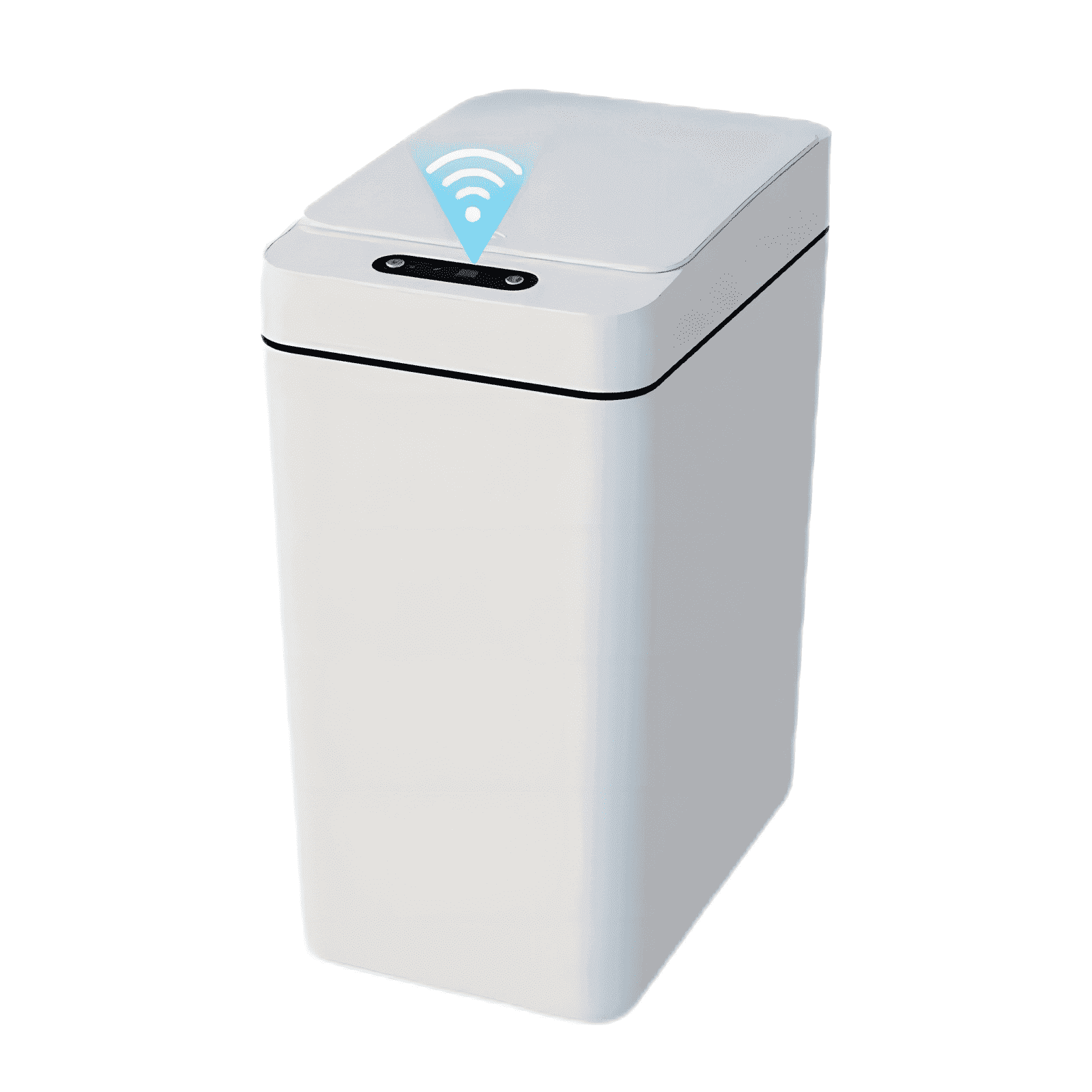 VQJTCVLY 2Pack Bathroom Small Trash Can Lid 2 6 Gallon Touchless Automatic Garbage Can Slim Waterproof Motion Sensor Smart Trash Bin Bedroom Office K