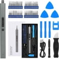 thumbnail image 1 of VQJTCVLY Electric Precision Screwdriver Set, 50 in 1 Mini Electric Screwdriver, Small Electric Screwdriver Tool Set, For Computer, Doorbell, Macbook, iPhone, Watch, Glasses, etc, 1 of 6