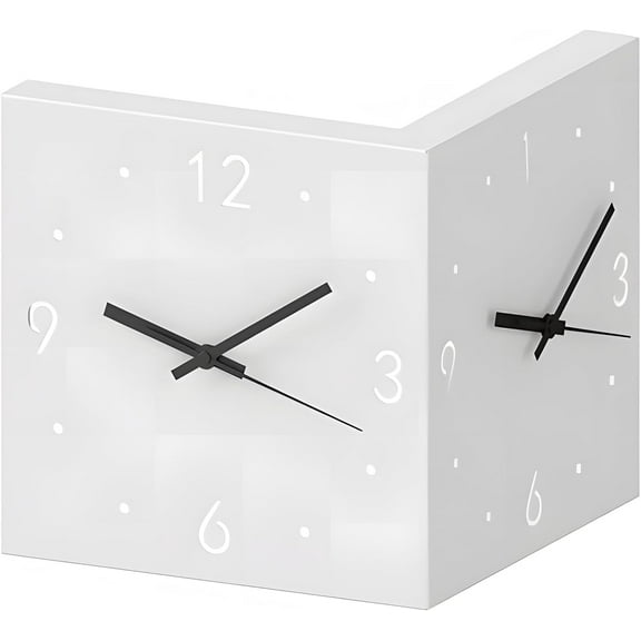 VQN Iron Metal Clock, Motion Sensor, Double-Sided Design, Silent Movement