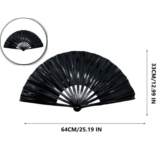 VQPeo 10 Inch Line Dancing Fans - Large & Portable for Line Dancing Fans - Perfect Popping & Dance Accessories for Fans