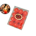 thumbnail image 1 of VQPeo 12 Pcs Floating Tea Light Candles, Paraffin Wax Round Candle Set, Mini Votive Candles for Wedding Decor, Romantic Parties, Christmas, 1 of 5