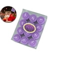 thumbnail image 1 of VQPeo 12 Pcs Floating Tea Light Candles, Paraffin Wax Round Candle Set, Mini Votive Candles for Wedding Decor, Romantic Parties, Christmas, 1 of 5
