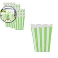thumbnail image 1 of VQPeo 12pcs Paper Open-top Popcorn Box, Mini Movie Night Popcorn Boxes Stripes Popcorn Bags Snack Treat Bucket for Christmas Carnival Party, 1 of 5