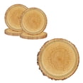thumbnail image 1 of VQPeo 16 Pcs Wood Grain Paper Plates, Rustic Lumberjack Party Dinnerware, Camping Tableware for outdoor BBQ Gatherings and Rustic Wedding Receptions, 1 of 6