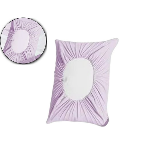 VQPeo 2 Pcs Disposable Pillow Case, Disposable Fitted Sheet Pillow Cover for Travel Hotel Bedroom Home Bedding Portable Supplies