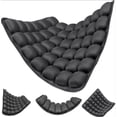 thumbnail image 1 of VQPeo 2pcs Air Cushion Seat Cushion for Pressure Relief & Comfort | Inflatable, Breathable Design with Non-Slip Bottom | Ideal for Office, Car, Wheelchair, Travel & Long Sitting Durations(Black-A), 1 of 5