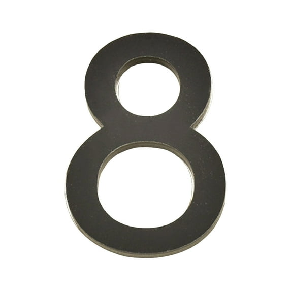 VQPeo 3.9 Inch Acrylic Number Plates, Stylish Decor Plates, DIY Engraved Signs for Home & Office Wall Decor