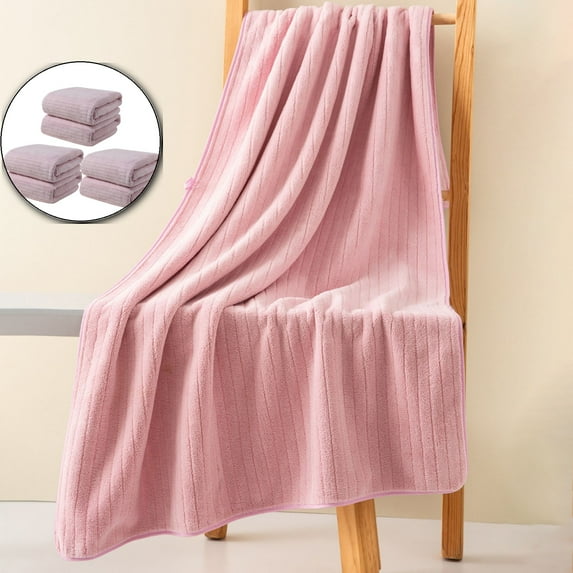 VQPeo 3 Pcs Bath Towels, Microfiber Soft Highly Absorbent Bath Towel, Lightweight and Quick Drying Towels for Body, Sport, Yoga, SPA, Fitness