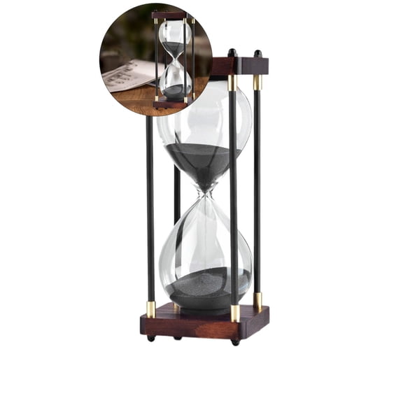 VQPeo 30-Minute Sand Timer, Hourglass with Fine Sand for Home, Desk, Office Decor, Unique Gift Idea, Wedding Decoration