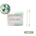 thumbnail image 1 of VQPeo 300 Count Lint-Free Ear Swabs, Double-Sided Paper Stick Buds, Gentle Round Tightly Wrapped Tips for Personal Hygiene & Makeup Application, 1 of 6