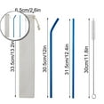 thumbnail image 1 of VQPeo 304 Stainless Steel Straws Set, 5 Colorful Metal Drinking Straws for Hot & Cold Beverages, Includes Straw Cleaner & Stylish Portable Pouch - Eco-Friendly & Dishwasher Safe, 1 of 4