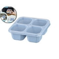 thumbnail image 1 of VQPeo 4 Compartment Lunch Snack Containers with Lids, Meal Prep Bento Snack Boxes, Reusable Food Storage Lunchable Containers for Work Travel, 1 of 5