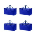 thumbnail image 1 of VQPeo 4 Pack Moving Bags, Upgraded Heavy Duty, Moving Boxes Alternative, Packing Storage Supplies for Dorm Room Essentials with Zipper for Clothes, Large Totes for Packaging, 1 of 5