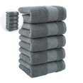 thumbnail image 1 of VQPeo 5-Piece Cotton Bath Towels Set - Thick Soft Absorbent Towels for Bathroom - Elegant Comfort with Double-Needle Stitching - Perfect for Home, Spa, Pool, and Gift, 1 of 4