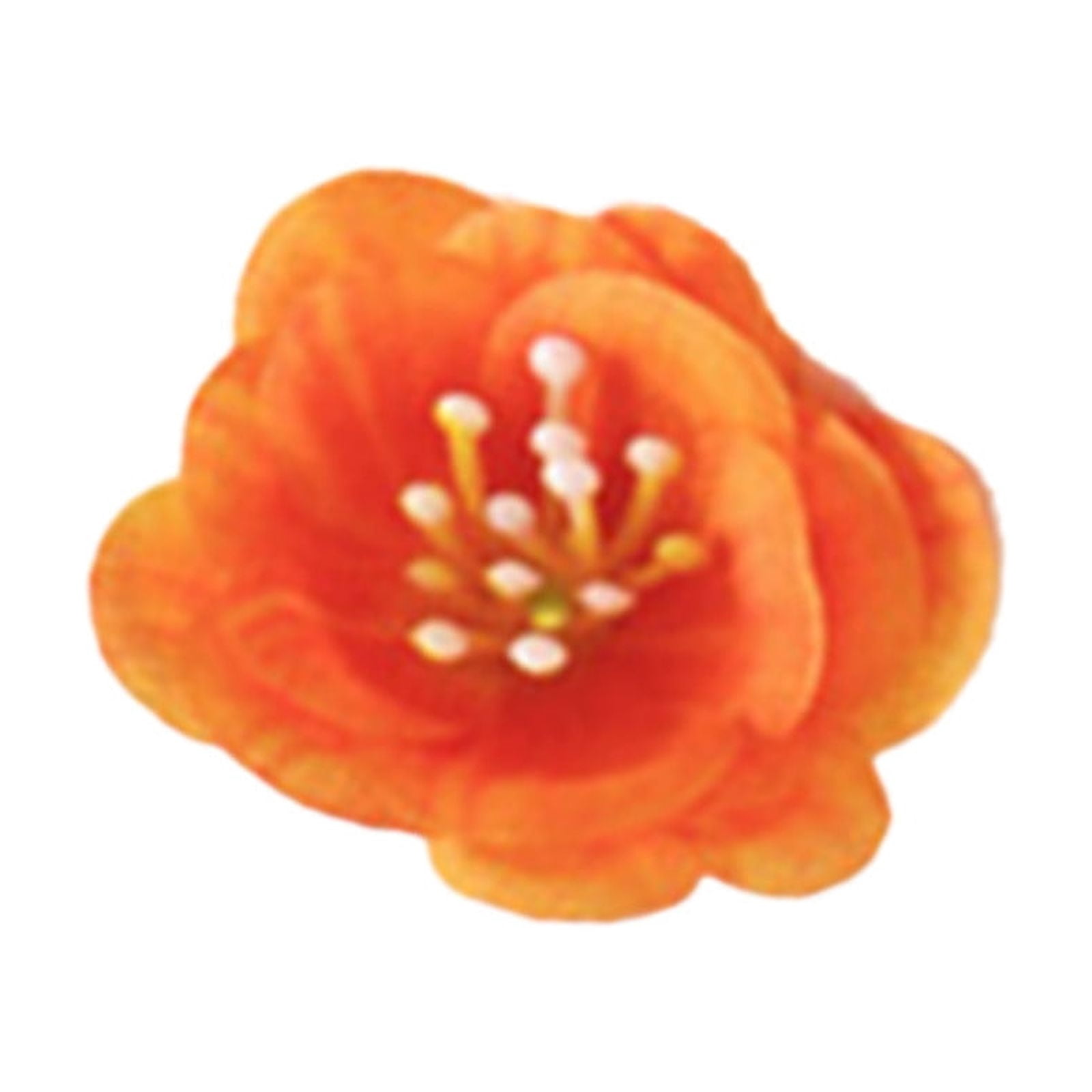 VQPeo 50 Pcs Fake Silk Flower Heads, 1.6 Inch Artificial Cherry Blossom ...