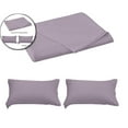 thumbnail image 1 of VQPeo 70.8x90.5 Inch Solid Color Polyester Bed Sheets, Washable Pillowcase Set of 2, Easy-Care Bedding Ensemble for Cozy Home Sleep Comfort, 1 of 5