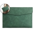 thumbnail image 1 of VQPeo A4 Magnetic Closure File Bag, Artificial Leather Document Folder, Waterproof Stitched Briefcase for Office, Business, 1 of 5