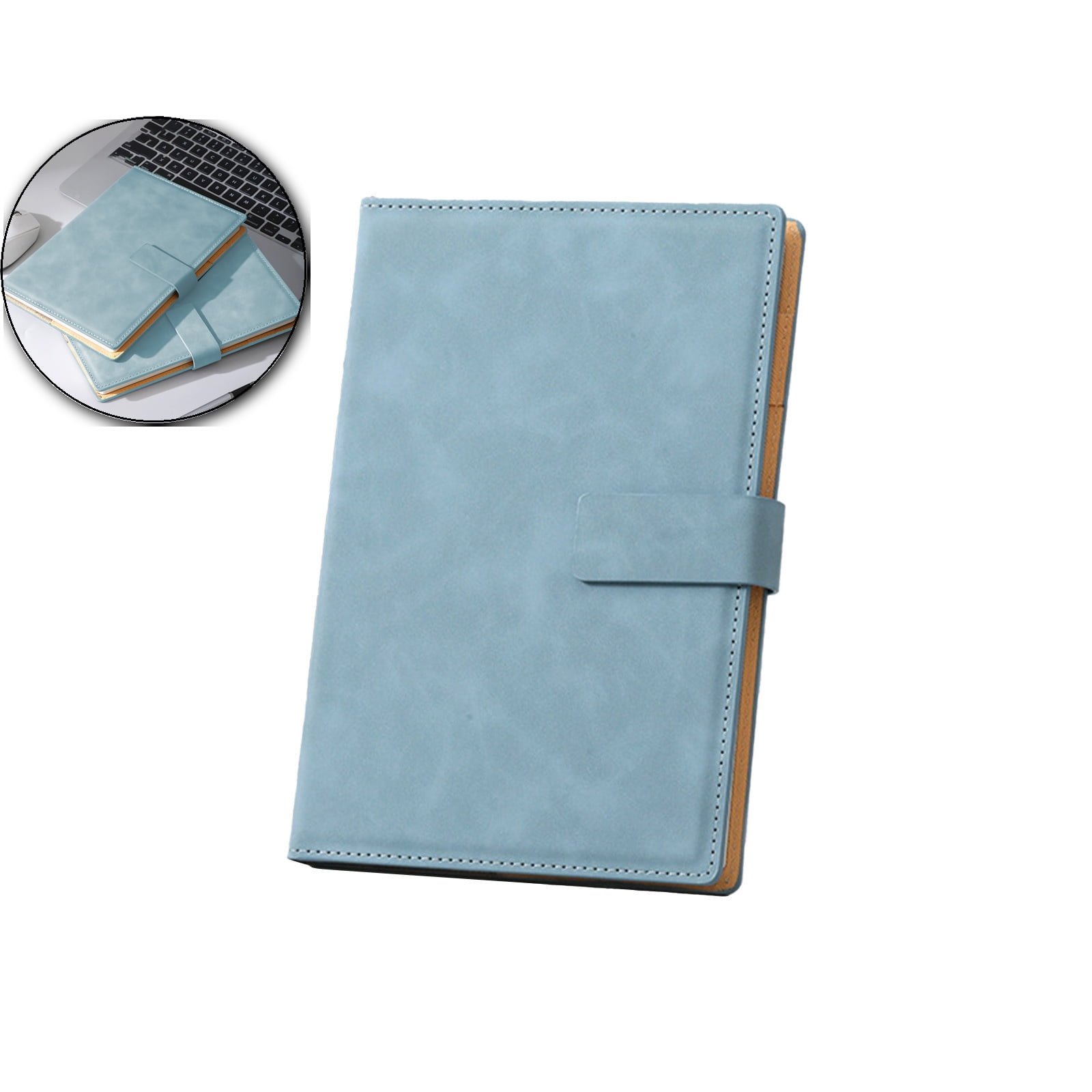 VQPeo A5 Lined Leather Bound Journal for Writing Women Men - Hardcover Executive Notebook, Daily Journal, Travel Diary, Gift Idea