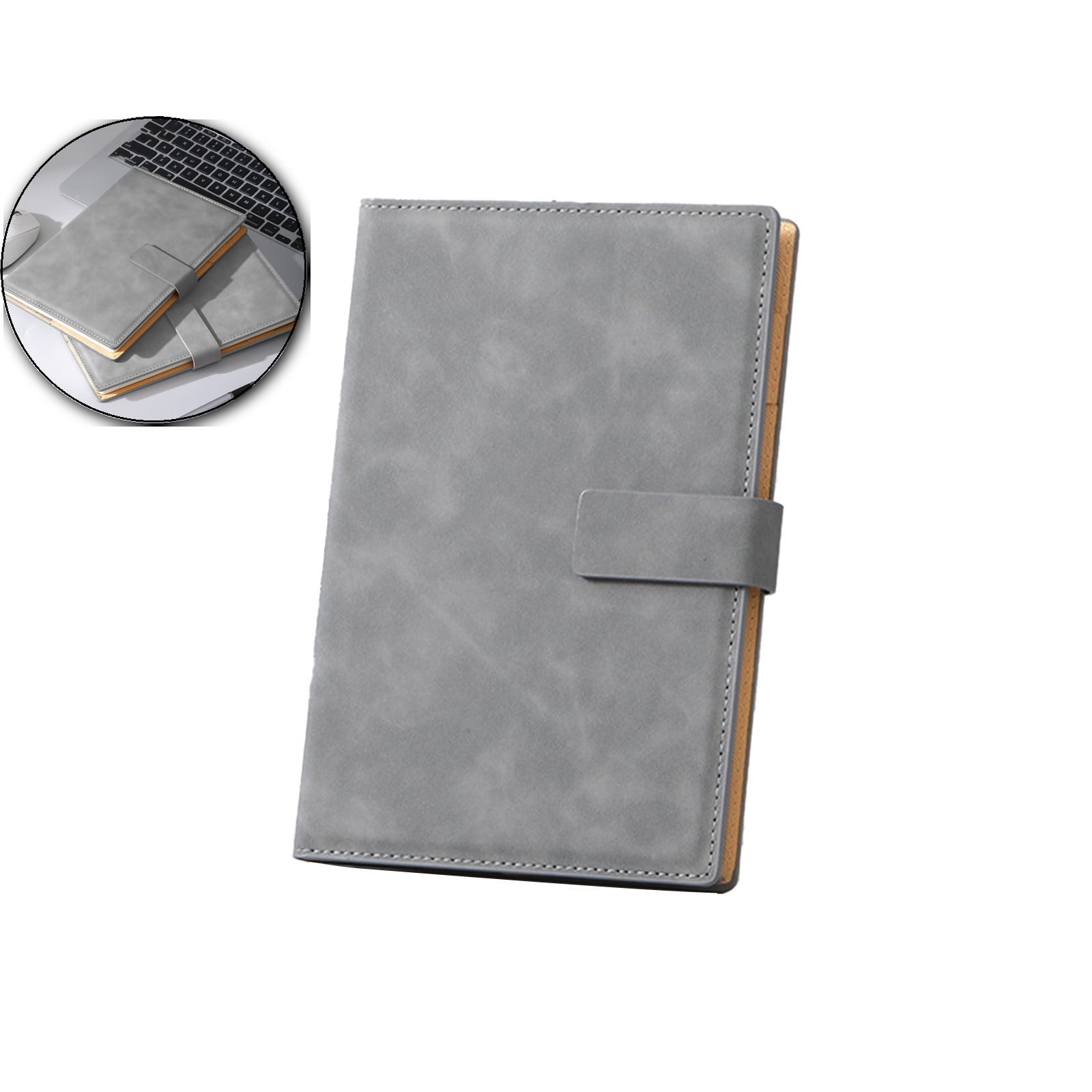 VQPeo A5 Lined Leather Bound Journal for Writing Women Men - Hardcover Executive Notebook, Daily Journal, Travel Diary, Gift Idea