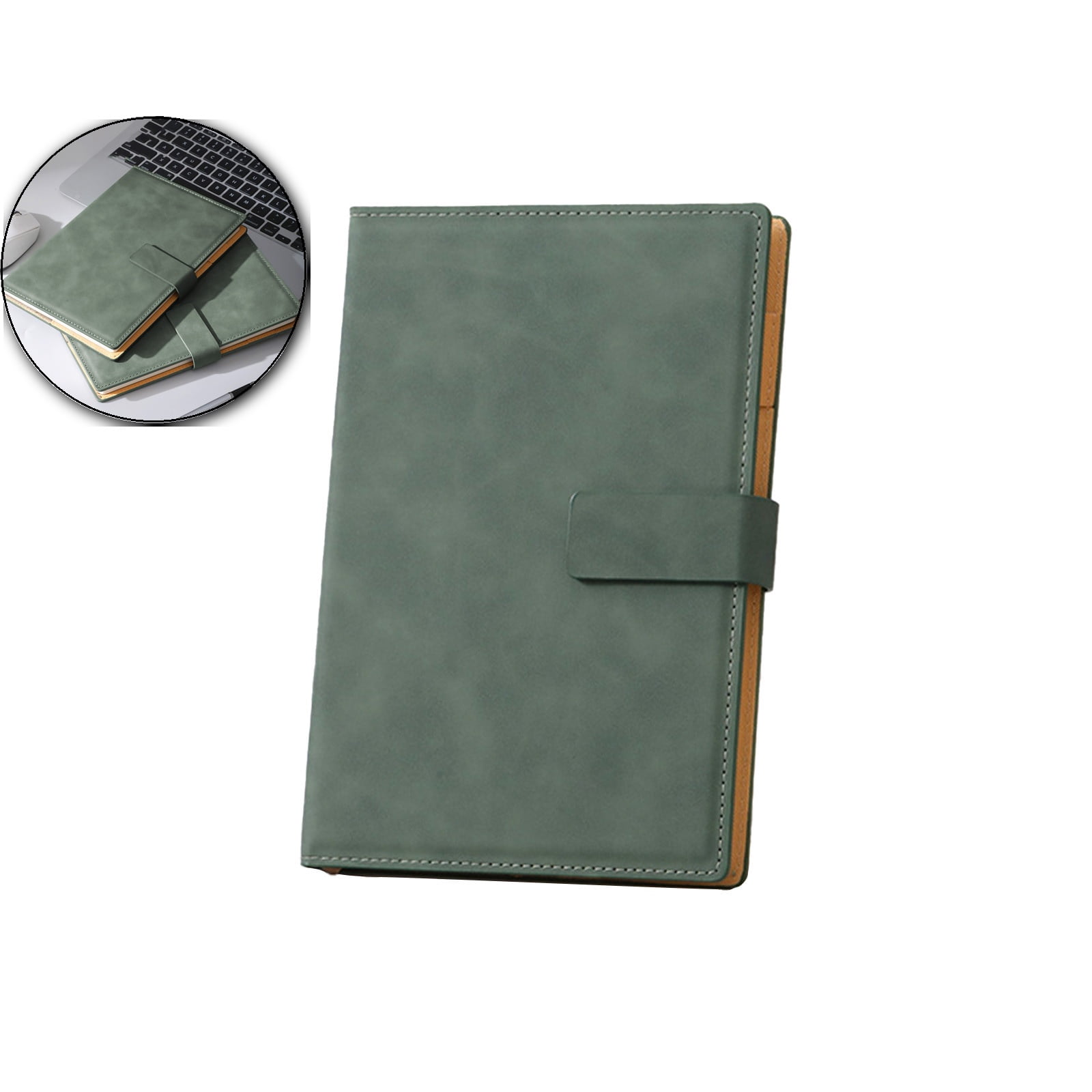 VQPeo A5 Lined Leather Bound Journal for Writing Women Men - Hardcover Executive Notebook, Daily Journal, Travel Diary, Gift Idea