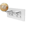 thumbnail image 1 of VQPeo Adhesive Shelf Bracket, Punch Free Shelf Support Peg, Self Adhesive Support Shelf Bracket, Strong Load Bearing for Shelves Kitchen Cabinet Book Closet, 1 of 5