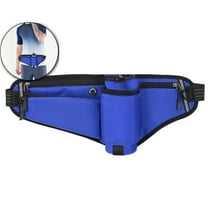 VQPeo Adjustable Hydration Running Belt Bag with Foldable Water Bottle Holder, Water Resistant Pouch for Marathon, Jogging, Cycling, Biking, Hiking