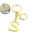 thumbnail image 1 of VQPeo Alphabet Metal Keychain, Golden Letter Pendant Charm, Personalized Bag Accessory for Christmas Gifts & Daily Key Organization, 1 of 5