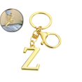 thumbnail image 1 of VQPeo Alphabet Metal Keychain, Golden Letter Pendant Charm, Personalized Bag Accessory for Christmas Gifts & Daily Key Organization, 1 of 5