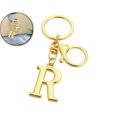 thumbnail image 1 of VQPeo Alphabet Metal Keychain, Golden Letter Pendant Charm, Personalized Bag Accessory for Christmas Gifts & Daily Key Organization, 1 of 5