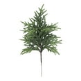 thumbnail image 1 of VQPeo Artificial Cedar Branches, 2 Pcs Faux Needle Stems, Plastic Christmas Leaves for DIY Wreaths & Holiday Decorations, 1 of 4