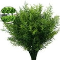 thumbnail image 1 of VQPeo Artificial Fake Grass Plants Flowers Faux Plastic Wheat Grass Outdoor UV Resistant Greenery Shrub Plant for Indoor Outside Hanging Home Garden Decor, 1 of 3