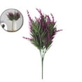 thumbnail image 1 of VQPeo Artificial Flowers Fake Outdoor Plants Faux Lavender Flower Plastic Shrubs Faux Flowers Fake Ferns Winter Artificial Fowers for Outdoors Indoor Outside Hanging Decorations, 1 of 5