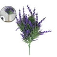 thumbnail image 1 of VQPeo Artificial Flowers Fake Outdoor Plants Faux Lavender Flower Plastic Shrubs Faux Flowers Fake Ferns Winter Artificial Fowers for Outdoors Indoor Outside Hanging Decorations, 1 of 5