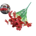 thumbnail image 1 of VQPeo Artificial Flowers for Outdoor – Plastic Flower Bouquet – Fade-Resistant, Waterproof Decoration for Independence Day, Garden, Porch, Yard, 1 of 5