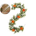 thumbnail image 1 of VQPeo Artificial Garland Greenery with Flowers - Perfect Indoor Home Decor, Tabletop Decoration, and Patio, 1 of 5