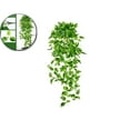 thumbnail image 1 of VQPeo Artificial Green Wall Hanging Plants, Realistic Plastic Foliage Decoration, 3D False Ivy Vine for Indoor Home & Office Wall Accents, 1 of 6