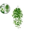 thumbnail image 1 of VQPeo Artificial Green Wall Hanging Plants, Realistic Plastic Foliage Decoration, 3D False Ivy Vine for Indoor Home & Office Wall Accents, 1 of 6