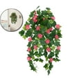 thumbnail image 1 of VQPeo Artificial Hanging Flowers Plants Vines for Outdoor Summer Decoration, Faux Silk Morning Glory Home Outside Planter Porch Patio Decor, 1 of 4