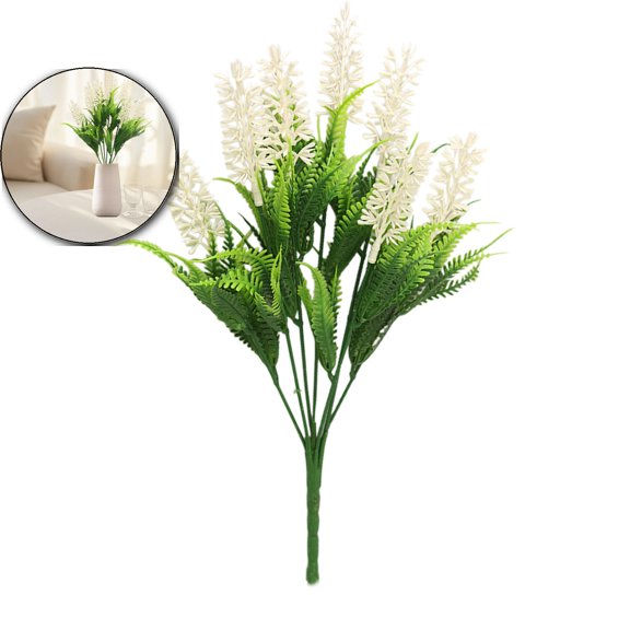 VQPeo Artificial Lavender Plant | Realistic Faux Lavender for Indoor & Outdoor Decor | Perfect for Home, Office & Garden | Tall & Stylish Lavender Arrangement