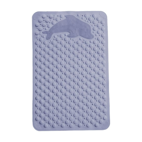 VQPeo Bath Mat, PVC Shower Floor Mat, Suction Cup Bathroom Rug for Safe & Comfortable Home Use