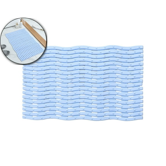 VQPeo Bathtub Mat, PVC Shower Pad, Elderly Foot Grip for Safe Bathing & Bathroom Floor Protection