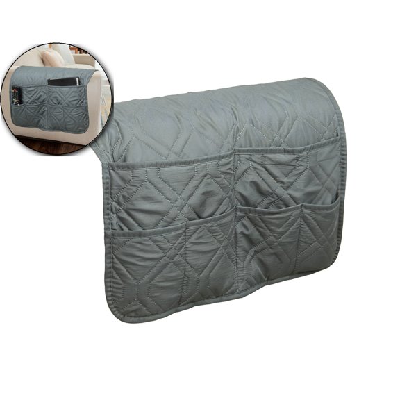 VQPeo Bedside Hanging Organizer, Sofa Storage Pouch, Polyester Pocket Bag for Living Room Tidying & Bedroom Essentials Access