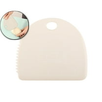 VQPeo Bench Scraper, Silicone Pastry and Dough Cutter, Multipurpose Dough Cutter Tool Cake Pizza Cutter with Measuring Scale, Bench Knife Kitchen Dough Scraper Bread Cutter for Baking