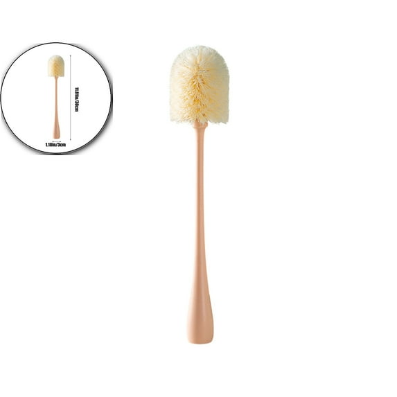 VQPeo Bottle Brushes, Long Wood Handle Bottle Brush Cleans and Scrubs Wide Mouth Jars, Glasses, Vases, Mugs and Pitchers
