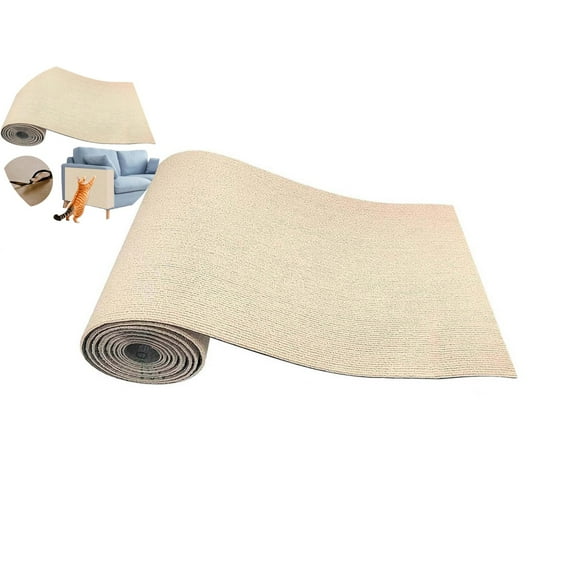 VQPeo Cat Scratching Climbing Carpet Mat, Adhesive Trimmable Cat Post Covered Pad for DIY Cat Tree Shelf Couch Corner Wall Cat Scratcher Furniture Protector