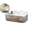 thumbnail image 1 of VQPeo Cat Water Fountain & Food Bowl, Quiet Pet Water Dispenser with Smart Pump, Filters & Stainless Steel Bowl- Ideal for Cats & Small Pets, 1 of 4